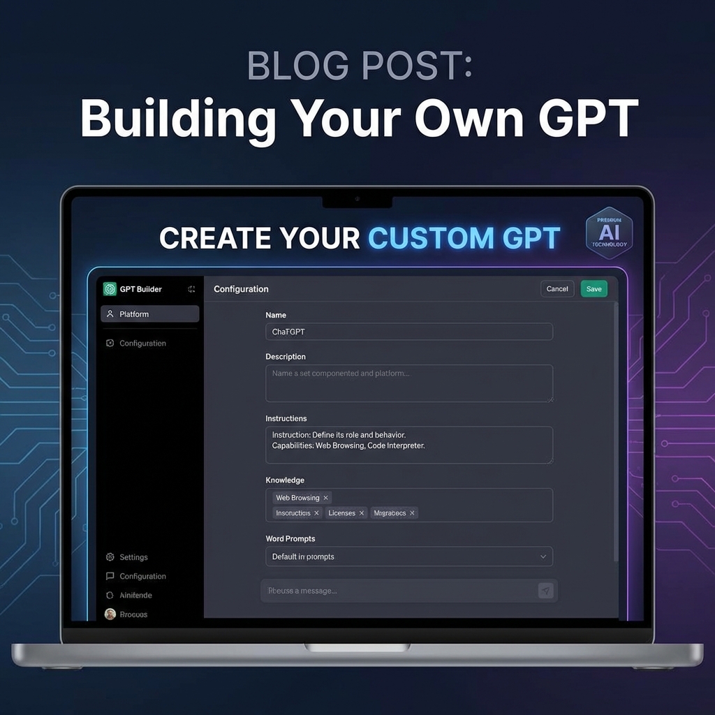 Custom GPT Builder Interface