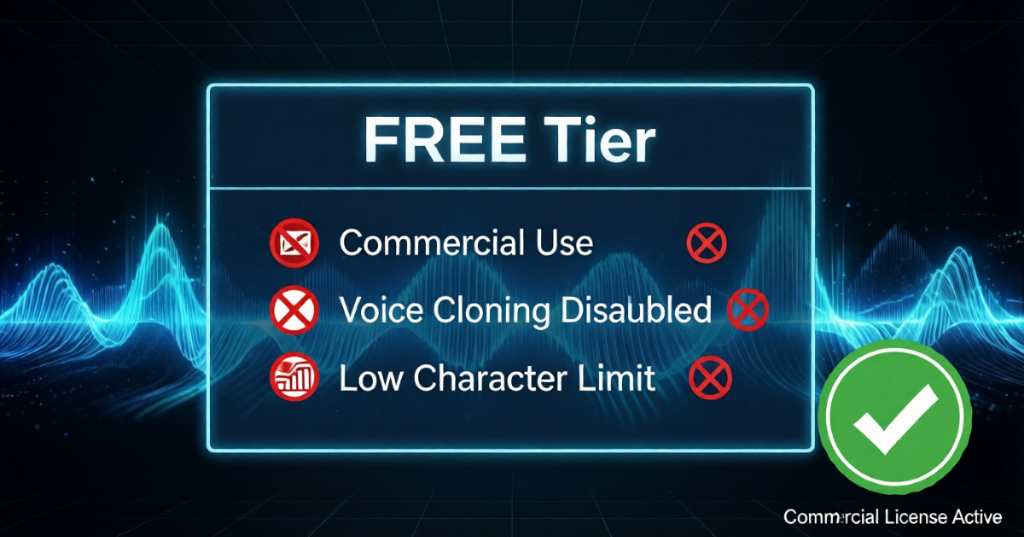 ElevenLabs Commercial License Active