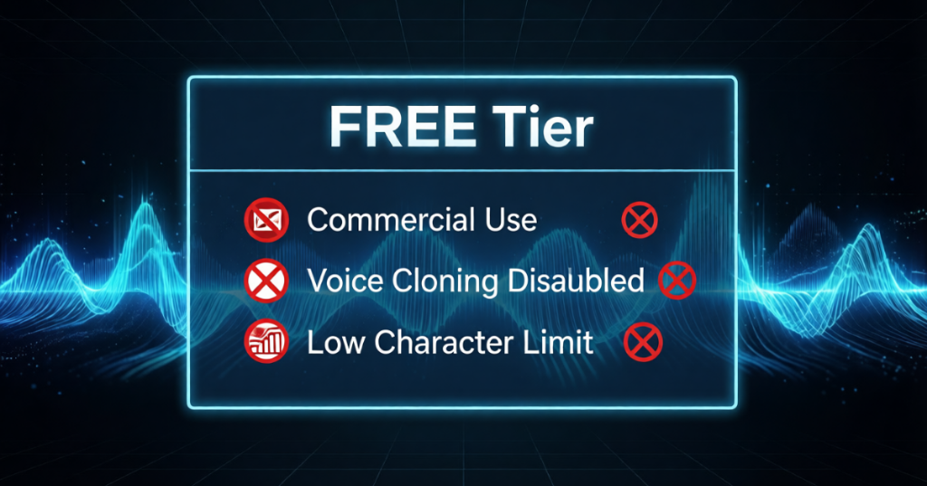 ElevenLabs Free Tier Limitations