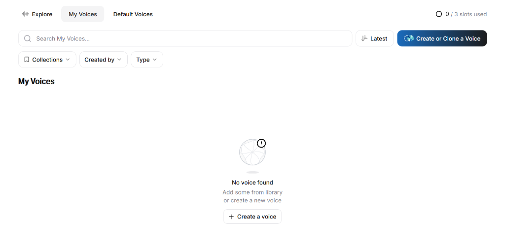 ElevenLabs Voice Cloning Dashboard